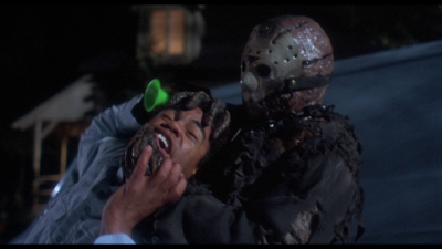 Sexta-Feira 13, Parte 7: A Matança Continua : A estreia de Kane Hodder em Carrie x Jason